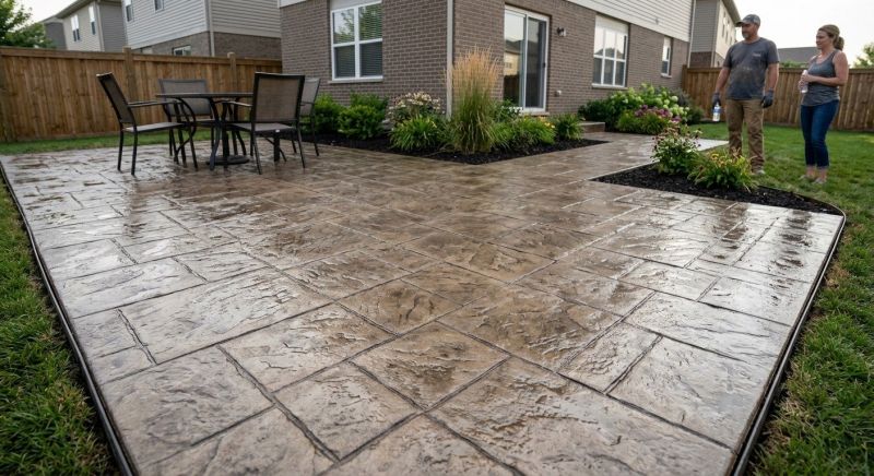 Patio Stamping in Fort Worth, TX