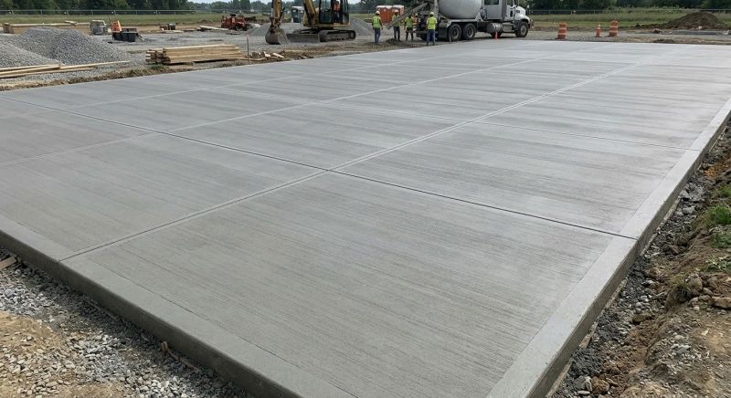 Commercial Slab Construction in Williamsburg, VA