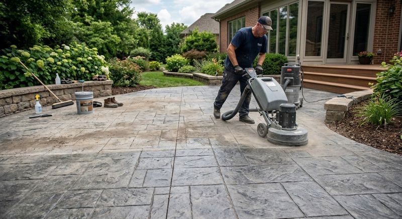 Concrete Patio Finishing in Fort Worth, TX