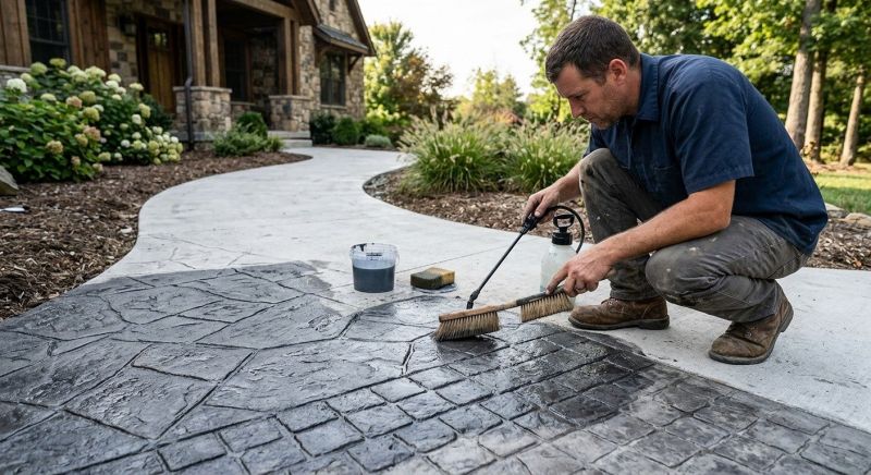 Concrete Staining Service in Dallas, TX