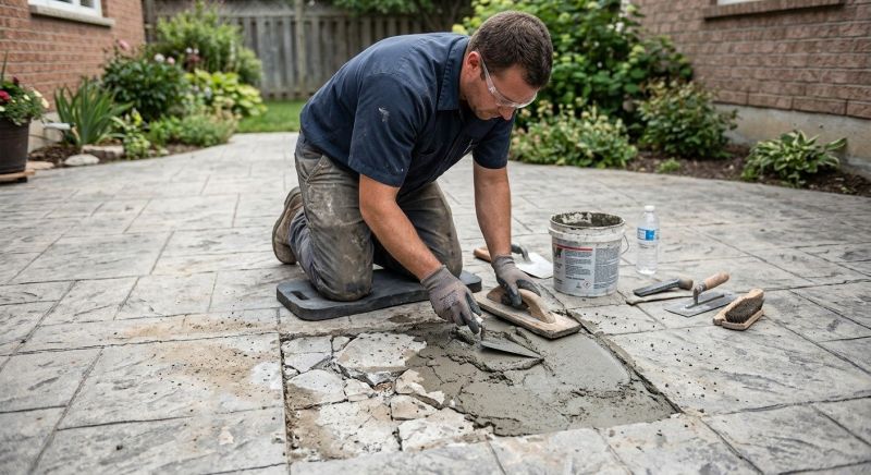 Decorative Concrete Repair in Arvada, CO