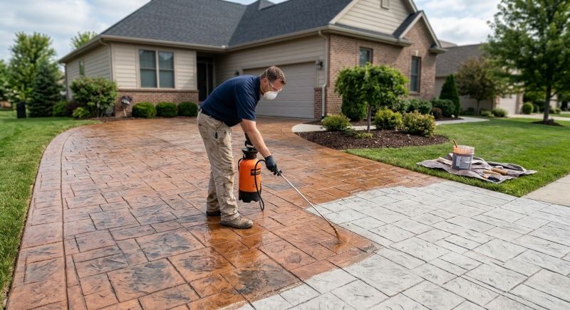 Driveway Acid Washing in Dallas, TX