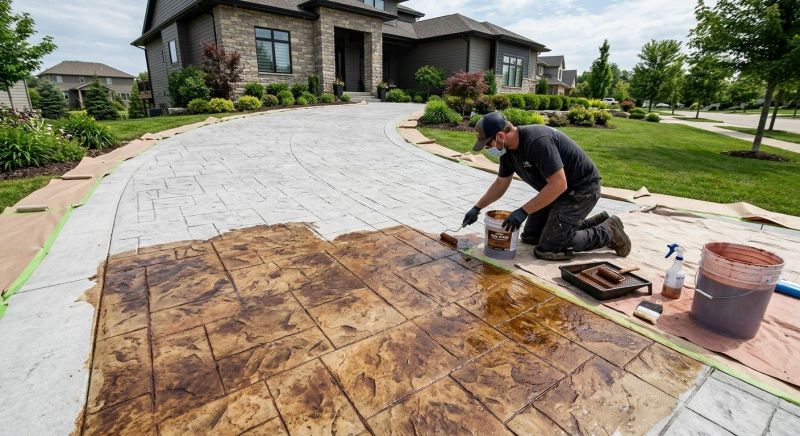 Driveway Staining in Corpus Christi, TX