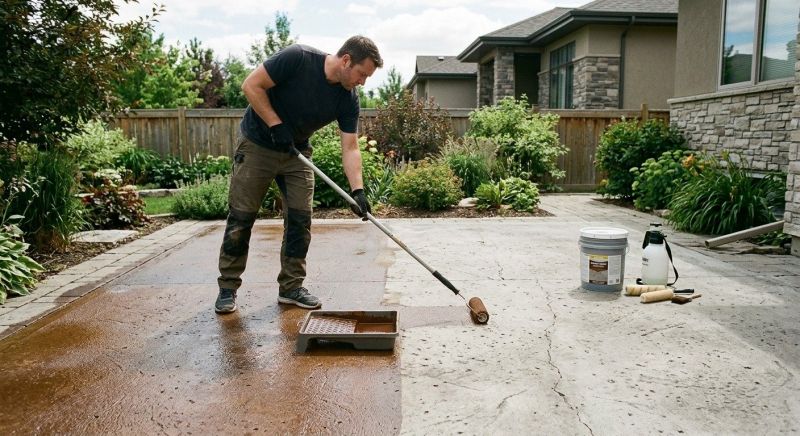 Driveway Staining in Fort Worth, TX