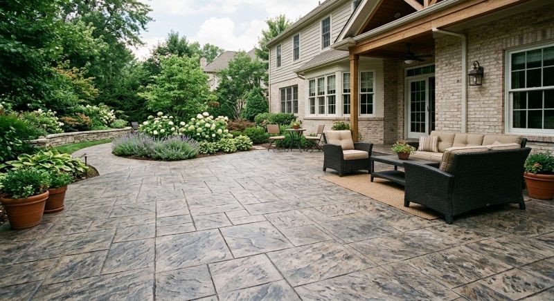 Patio Overlay Installation in Fort Worth, TX