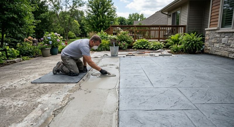 Porch Overlay Installation in Fort Worth, TX