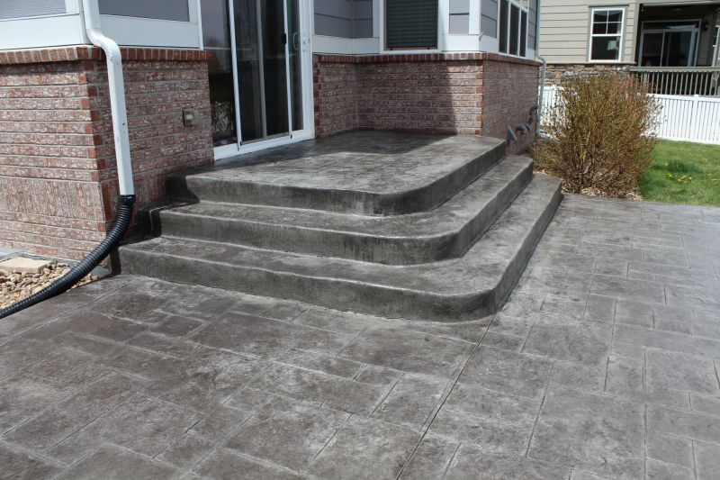 Stamped Concrete Pool Patio Installation