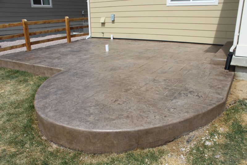 Stamped Concrete Pool Patio Installation