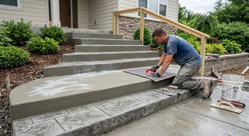 Stamped Concrete Replacement in Frisco, TX