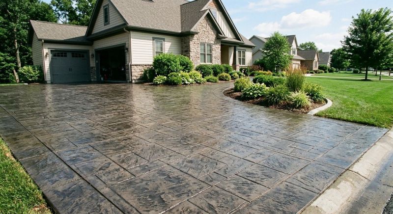Stamped Overlay Installation in Fort Worth, TX